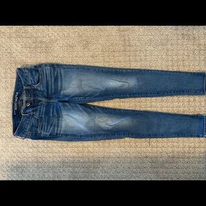 amerixan eagle blue denim skinny jeans